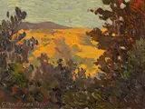 Gottardo Piazzoni, 'View of Marin County from Tiburon'