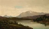 'A river landscape' by Carl von Perbandt, oil on canvas, sold Aug 2009