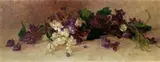 Alice Brown Chittenden, Still life with purple and white blossoms