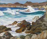 Paul Dougherty, Carmel Headlands, oil on panel