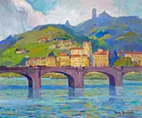 Dana Bartlett, Bridge across a river