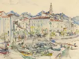 Joseph Raphael, 'Menton, France'