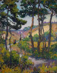 Mary Bradish Titcomb, Through the dunes, oil on canvas