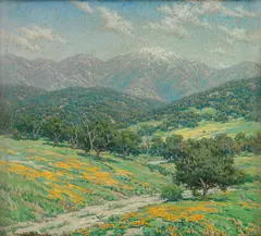 Granville Redmond, Spring, oil on canvas