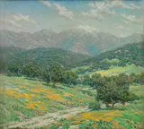 Spring by Granville Redmond, oil on canvas, sold Aug 2009