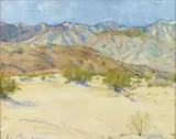 Anni von Westrum Baldaugh, Near Palm Springs, oil on board