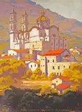 Sam Hyde Harris, 'The Church of Taxco in Old Mexico'