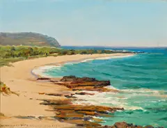 'Beyond Coco Head' by D. Howard Hitchcock, 1934, oil on canvas board, sold Aug 2009