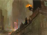Richard Schmid, The city lights at night