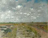 William Merritt Chase, Long Island Landscape 16 x 20in