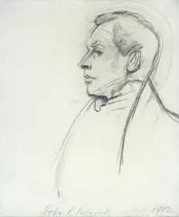 John Singer Sargent, Portrait of a man 24 x 20in