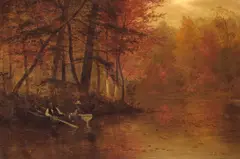 James Brade Sword, Autumn on the Wisahickon, 1897 16 x 24in