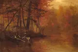 James Brade Sword, Autumn on the Wisahickon, 1897 16 x 24in