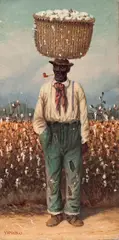 William Aiken Walker, The cotton farmer 12 1/4 x 6 1/8in