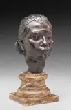 Malvina Hoffman, Head of a Balinese woman height with base: 8 1/2in