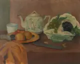 Henri Lebasque, Nature morte à le théière et aux fruits