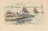 Paul Signac, Voiliers à quai