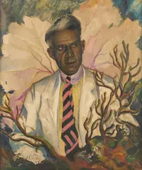 Vladimir Perfilieff, Portrait of a gentleman, 1927, oil on canvas