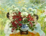Le Pho, Les deux enfants et les roses