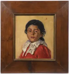 Jaroslav Špillar, A Girl from Chodsko, 1905 - 1910, Oil on canvas