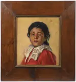 Jaroslav Špillar, A Girl from Chodsko, 1905 - 1910, Oil on canvas