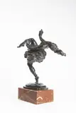 Josef Józa Novák, A Female Dancer, First third of 20th century, Bronze, patina