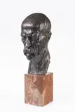 Vincenc Makovský, A Bust of Tomáš Garrigue Masaryk, 1930s, Bronze