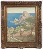 Jaroslav Veris, A French Landscape, Around 1930, Oil on cardboard