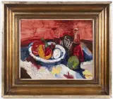Jan Slavíček, Still Life with a Cut Orange