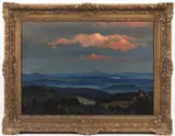 Otakar Nejedlý, Landscape with Clouds in the Evening Light