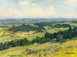 Jaroslav Panuška, View from the Březinka Near Světlá Nad Sázavou