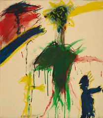 Galli, "vonwegen Kreuz", 1981, Acryl auf Leinwand