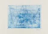Herbert Zangs, Ohne Titel, Farbradierung auf Hahnemühle (Wasserzeichen)