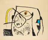 Joan Miró, Aus: Série Mallorca, 1973, Farbradierung auf Bütten