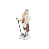 Figur des Bergmannhauptmanns by Meissen, Porzellan, farbig staffiert, sold Jan 2025