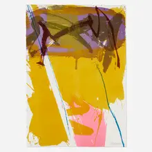 Untitled (from the For Meyer Schapiro portfolio) by Alexander Liberman, 1973, lithograph in colors, sold Jan 2023