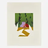 Ken Price, Hermit Crab Cup, 1972, lithograph in colors