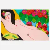 Walasse Ting, Nude, 1986, screenprint in colors