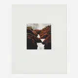 April Gornik, Stepped Waterfall (from Why Draw a Landscape?), 1998, direct gravure and aquatint in colors