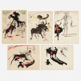 Bullfight Suite by Salvador Dalí, 1966, lithograph in colors, sold Jan 2023
