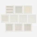 Agnes Martin, Paintings and Drawings: Stedelijk Museum Portfolio, 1991, lithograph on vellum parchment, book