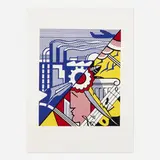 Roy Lichtenstein, Industry and the Arts (II), 1969, screenprint in colors on C. M. Fabriano Cotone