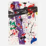 Sam Francis, Untitled (SF-272) (from the Eight by Eight to Celebrate the Temporary Contemporary portfolio), 1984, offset lithograph in colors on BFK Rives