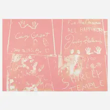 Andy Warhol, Sidewalk (from the Eight by Eight to Celebrate the Temporary Contemporary portfolio), 1983, screenprint in colors on Dutch Etching