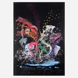 Jean Tinguely, Fontaine Joe Syffert (from the Eight by Eight to Celebrate the Temporary Contemporary portfolio), 1984, screenprint in colors on Technosil