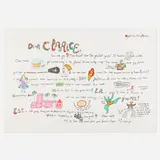 Niki de Saint Phalle, Dear Clarice (from the Eight by Eight to Celebrate the Temporary Contemporary portfolio), 1983, lithograph in colors on BFK Rives