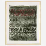 Bruce Nauman, Suposter, 1972-1973, lithograph and screenprint in colors on Arjomari
