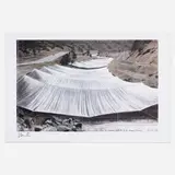 Christo, Over The River, Project for Colorado, 1992, offset lithograph in colors