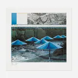 Christo, Blue Umbrellas, Joint Project for Japan and USA