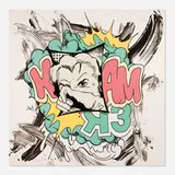 John Matos, KBLAM, 1990, screenprint in colors